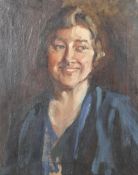 Ruth Moy (Armitage), early 20th century, oil on canvas, 'Portrait Study circa 1928'.