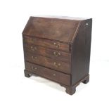 A 19th century mahogany bureau.