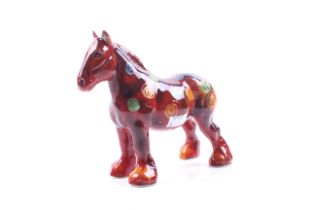 Anita Harris, signed Art Studio Pottery 'Shire Horse'.