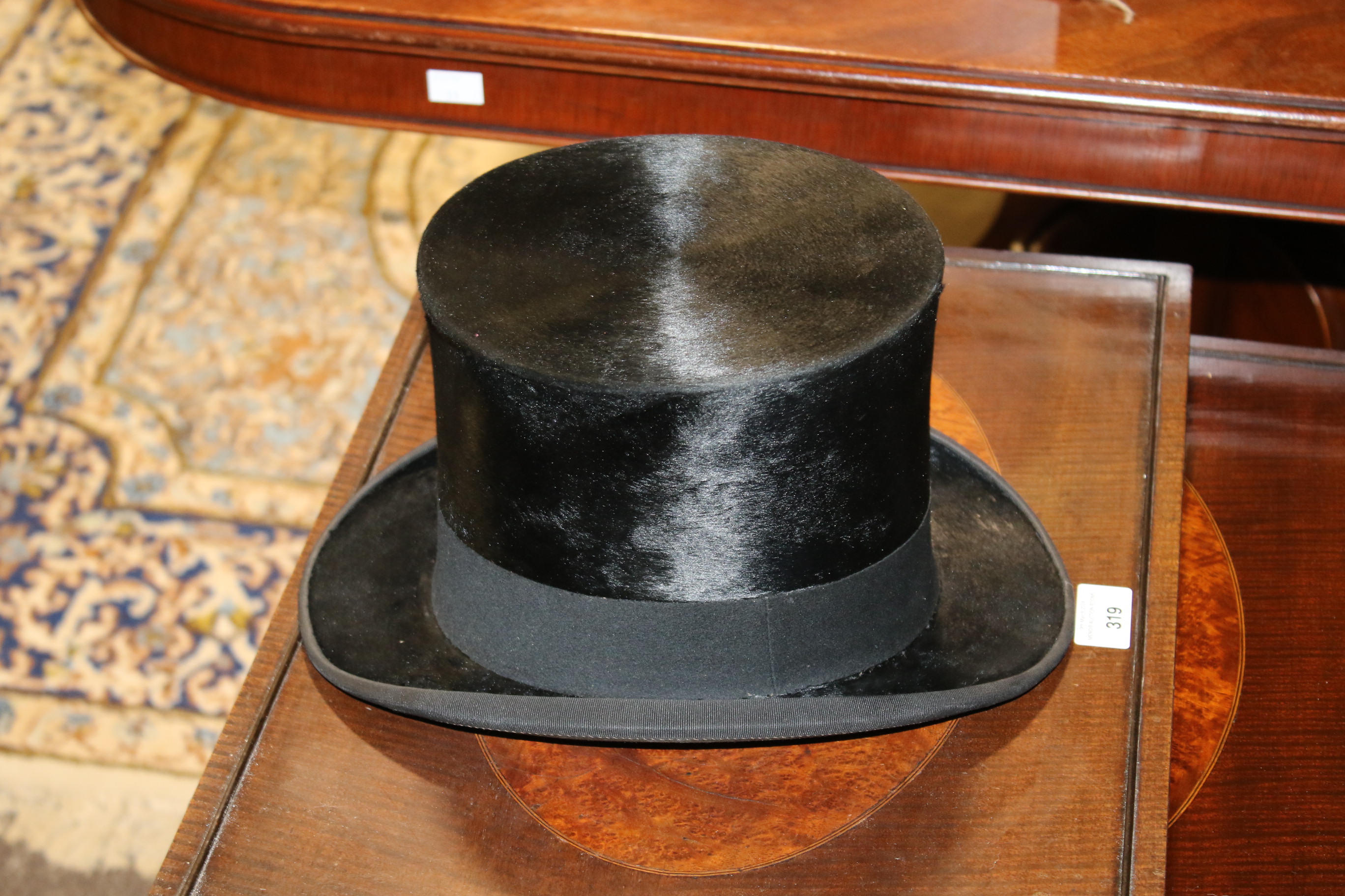 Two brushed silk top hats by Herbert Johnson of London, in a Scotts Ltd hat box. - Image 4 of 18