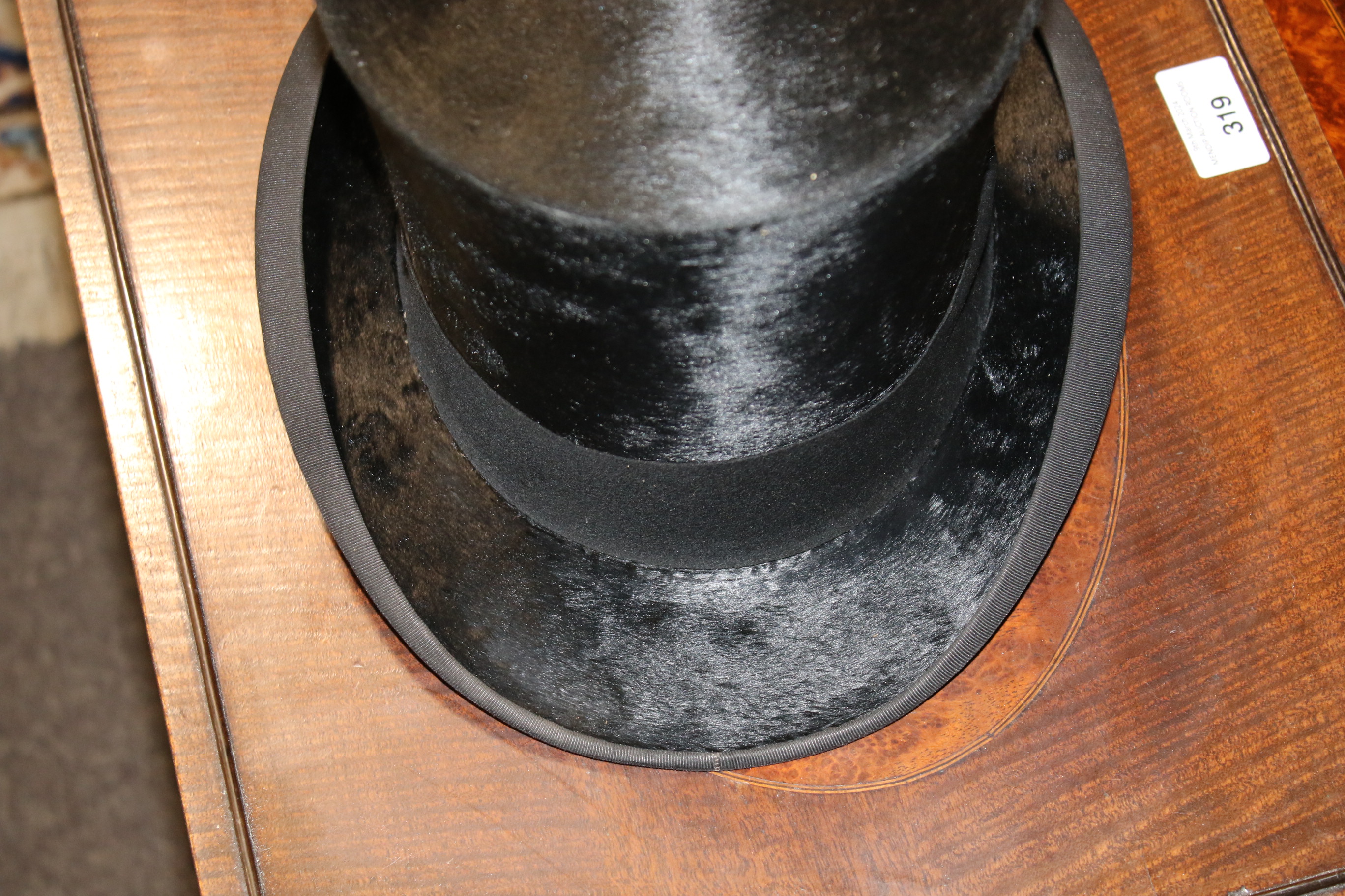 Two brushed silk top hats by Herbert Johnson of London, in a Scotts Ltd hat box. - Image 6 of 18