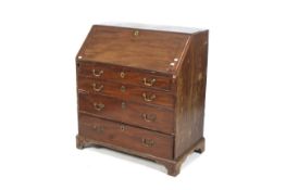 A 19th century mahogany bureau.