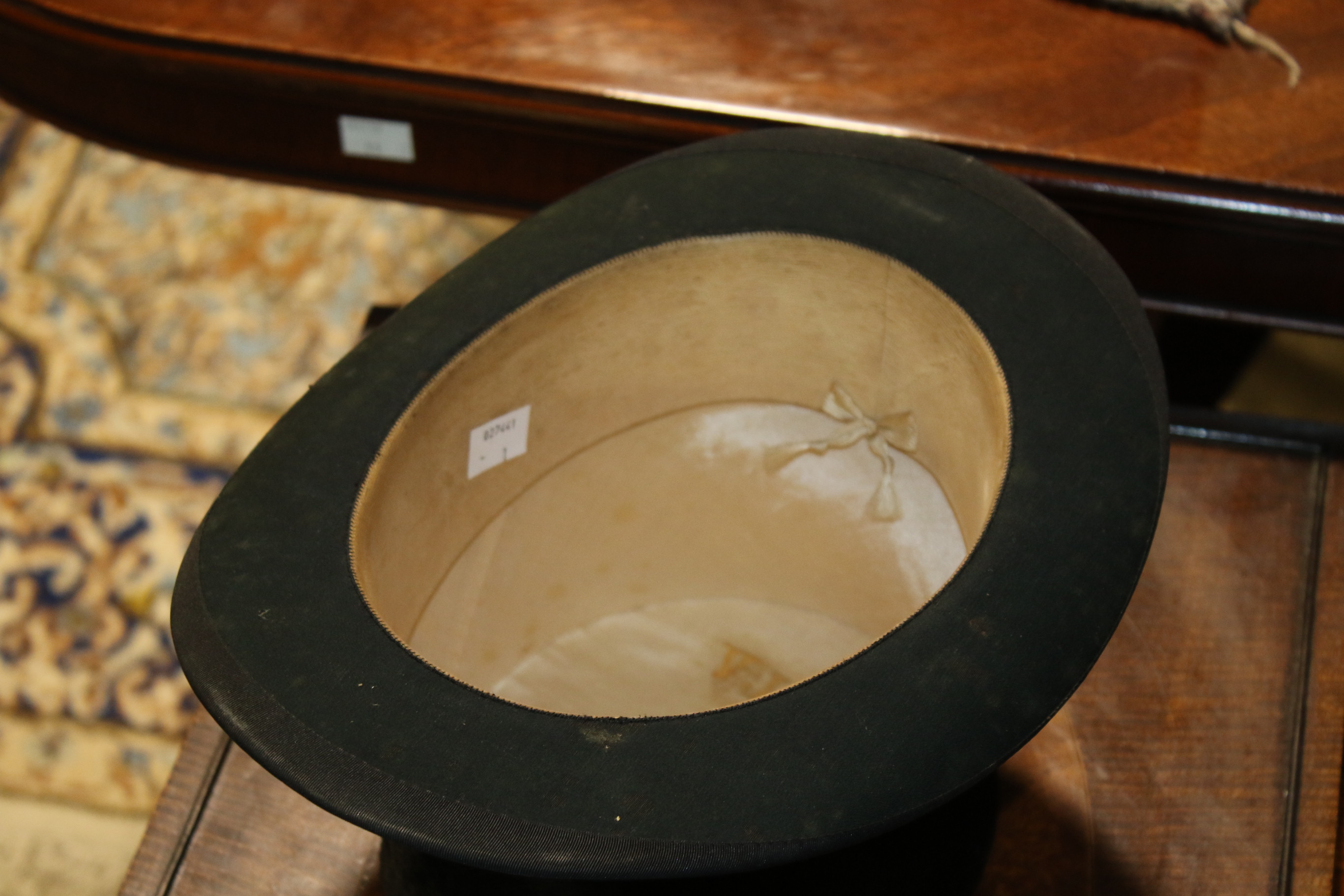 Two brushed silk top hats by Herbert Johnson of London, in a Scotts Ltd hat box. - Image 16 of 18