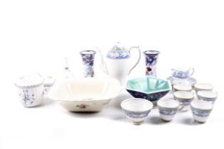 A collection of late 19th century and later china tableware.