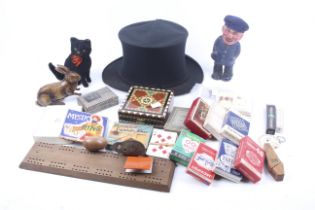An assortment of vintage toys and novelties.