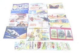 A collection of Brooke Bond picture cards.