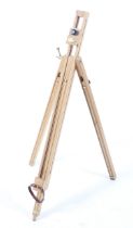 A Daler-Rowney wooden artist's easel. Adjustable height, Max.