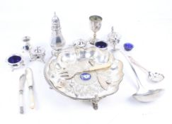 A collection of plated items.