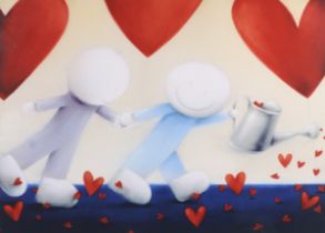 Doug Hyde (Bristol, born 1972) 'Love keeps growing', signed, limited edition print.