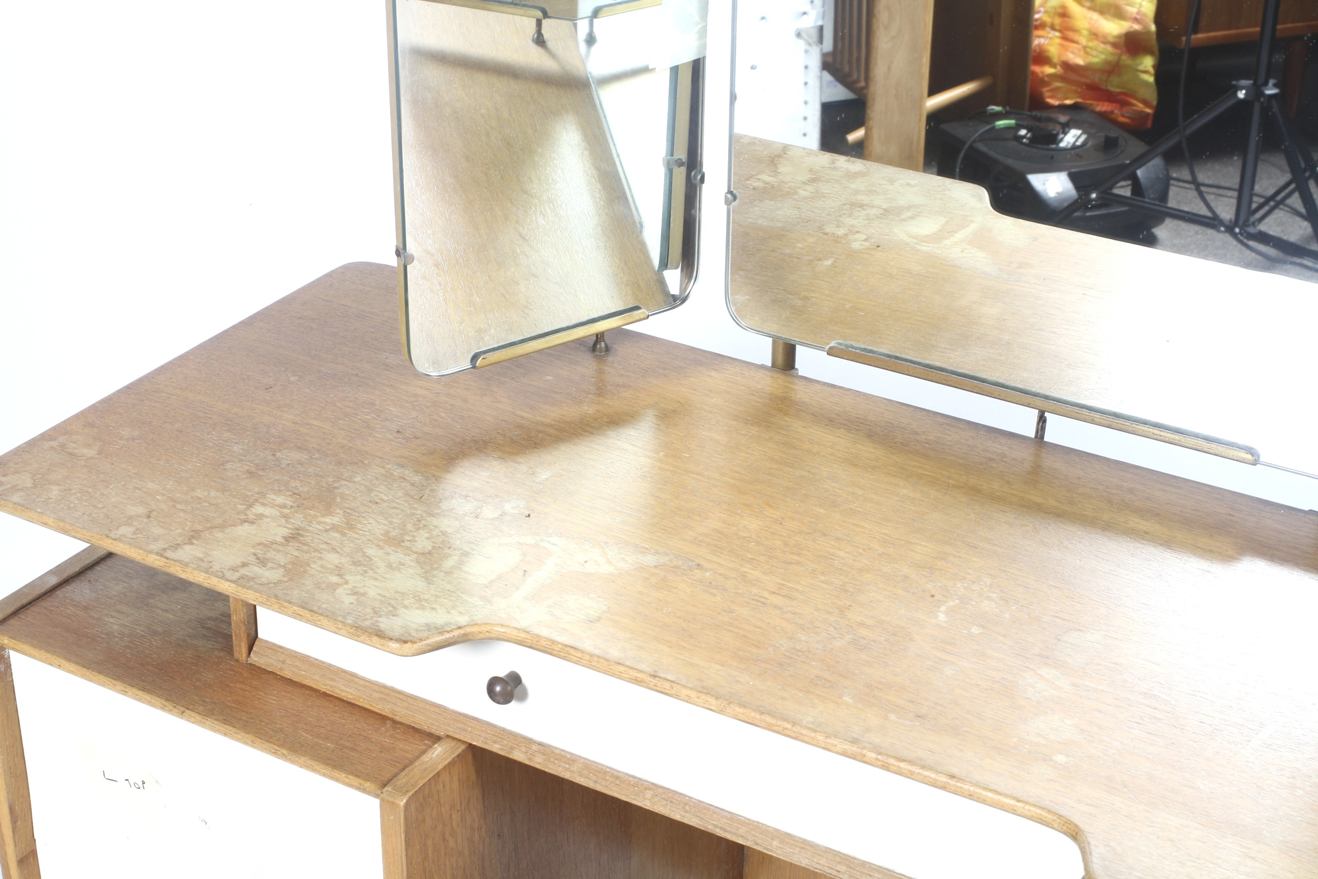 A mid-century E Gomme G-Plan (EG gold stamp) oak dressing table. - Image 2 of 2