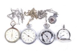 Four pocket watches.