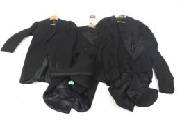 Four high quality bespoke dinner jackets and suits.