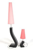 Two Dana Light table lamps model 'SIGN'.