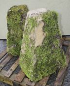 Two large staddle stone bases.