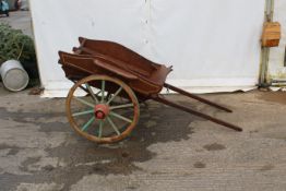 A vintage Wooden hand cart.