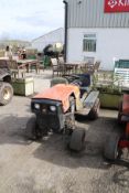 A Westwood T1600 garden tractor. Complete with key, sold not running.