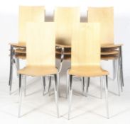 Eleven Philippe Starck for Driade Aleph Olly Tango chairs.