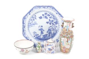 A group of 18th-20th century Chinese porcelains.