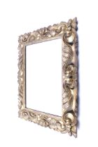An early 20th century wall mirror.