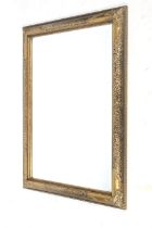 A contemporary bevelled edge mirror.