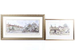 Eugene Richard 'Dick' Sturgeon (1920-1999), two signed coloured prints.