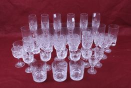 A collection of contemporary drinking glasses.