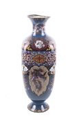 A large late 19th/early 20th century Japanese cloisonné enamel vase.