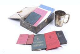 An assortment of Air Ministry and British Airways items.