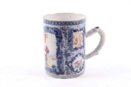 An 18th century Chinese export mug.