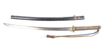 A WWII Japanese sword, 'katana'.