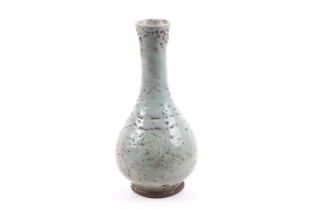 A Chinese Longquan style bottle vase.