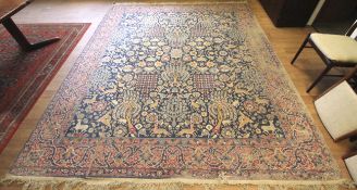 A large 19th century rug.