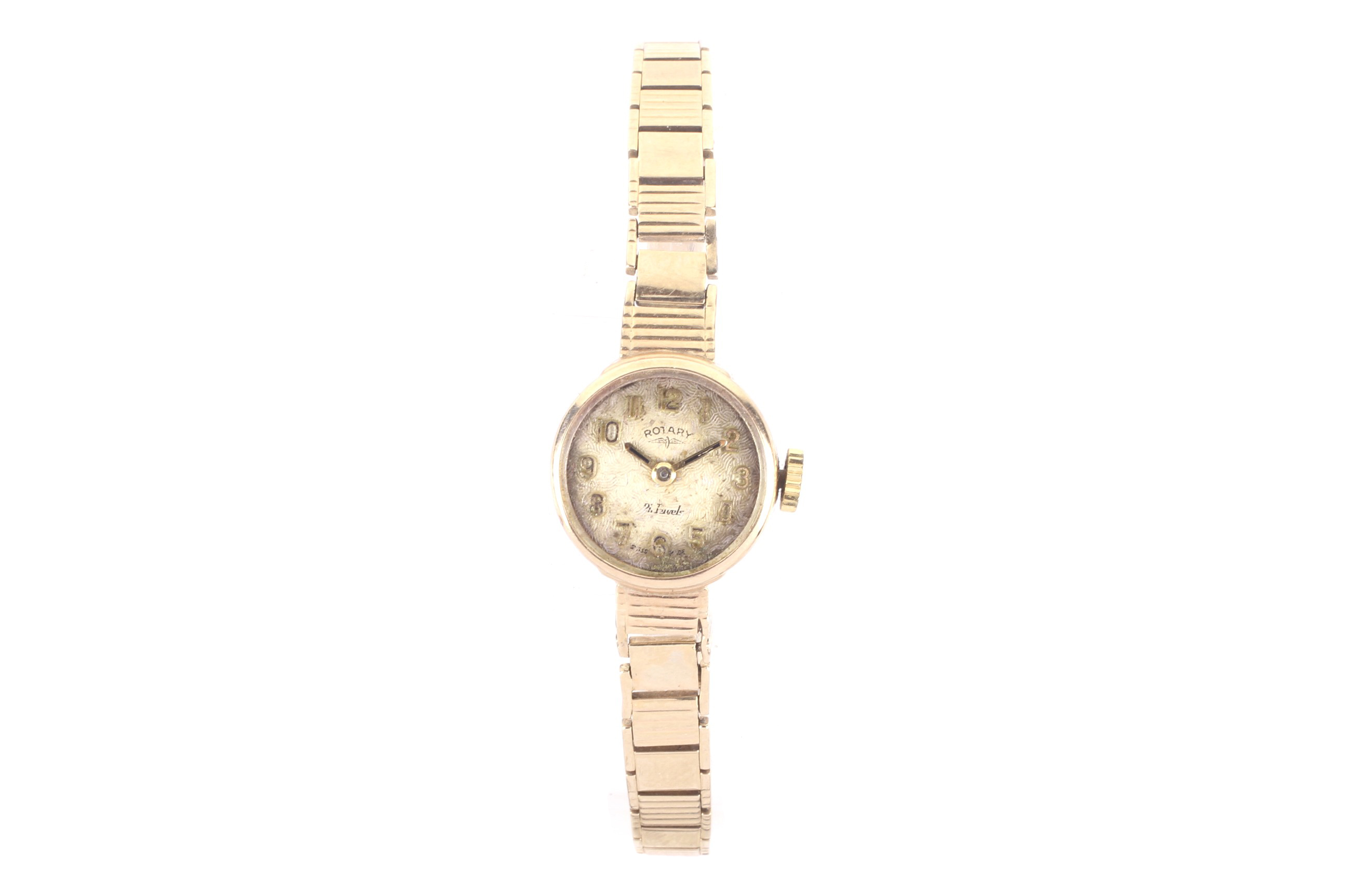 Rotary, a lady's 9ct gold cased round bracelet watch, circa 1967. - Image 2 of 5