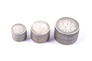 Three Indian coin counter boxes.