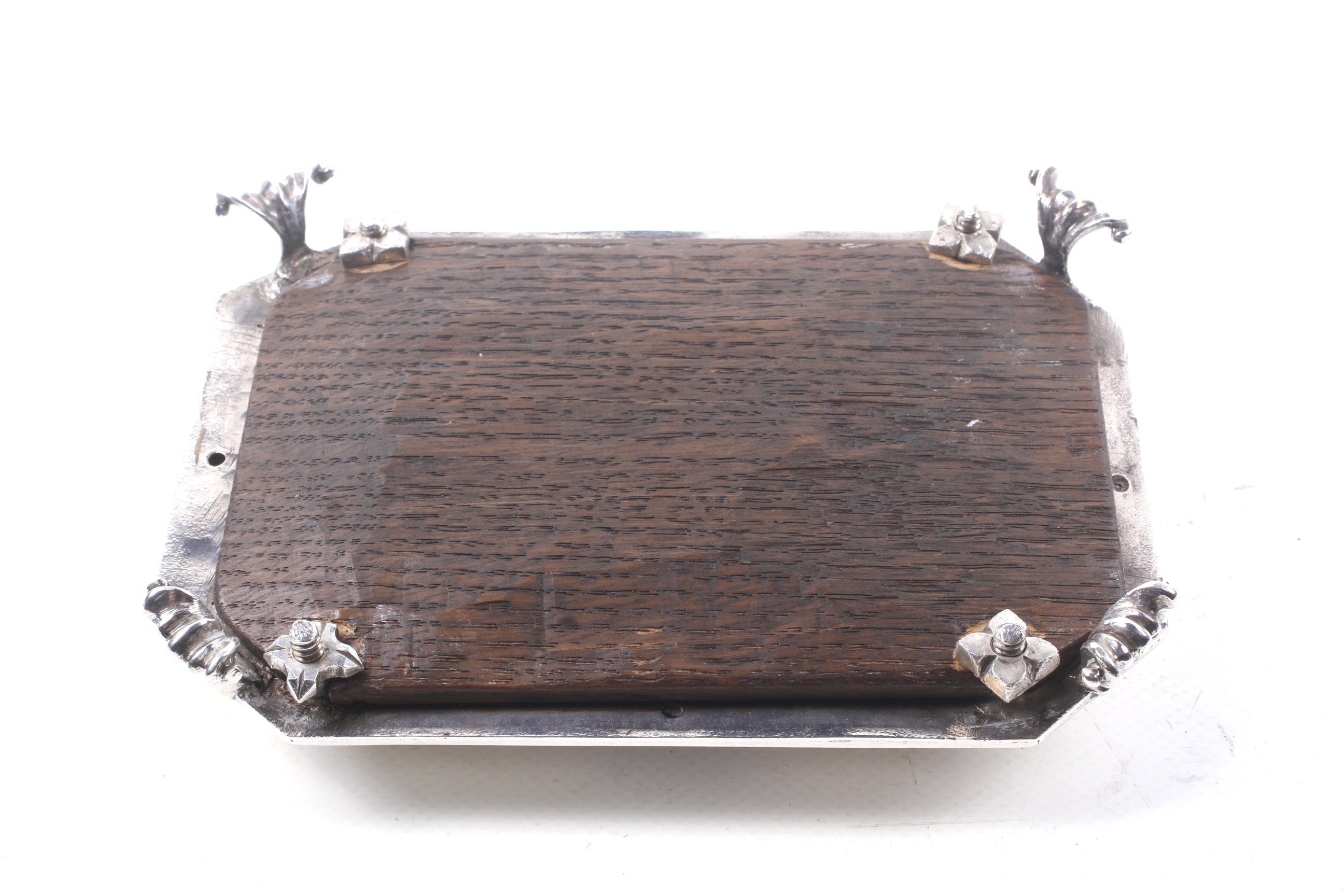 A William III and Mary II silver canted-rectangular table pin cushion. - Image 2 of 3