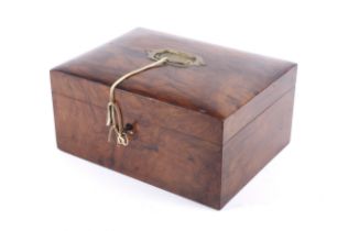 A Victorian rosewood box.