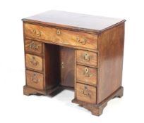 An 18th century mahogany Kneehole desk.