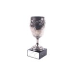 A George III silver cup.