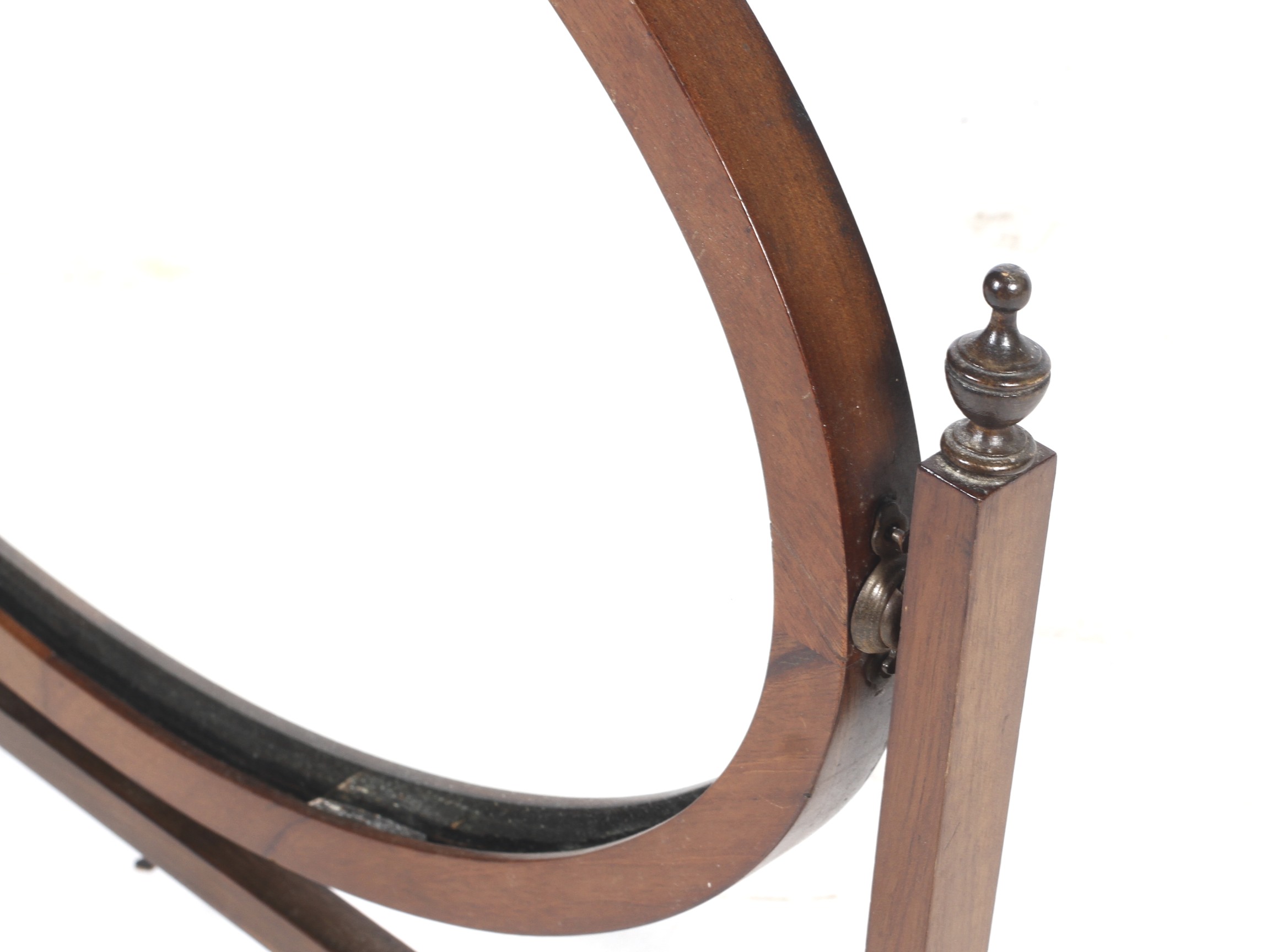 An Edwardian mahogany dressing table/swing mirror. - Image 2 of 2