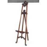 A large contemporary mahogany easel.