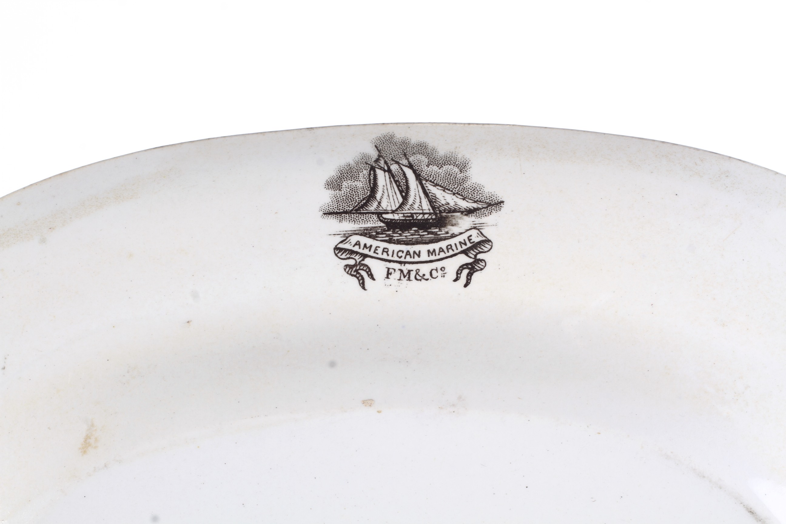A set of FM & Co 'American Marine' dinner plates. - Bild 3 aus 3