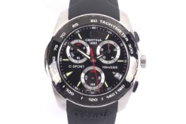 Certina, C-Sport, a gentleman's stainless steel chronograph bracelet watch, circa 2008.