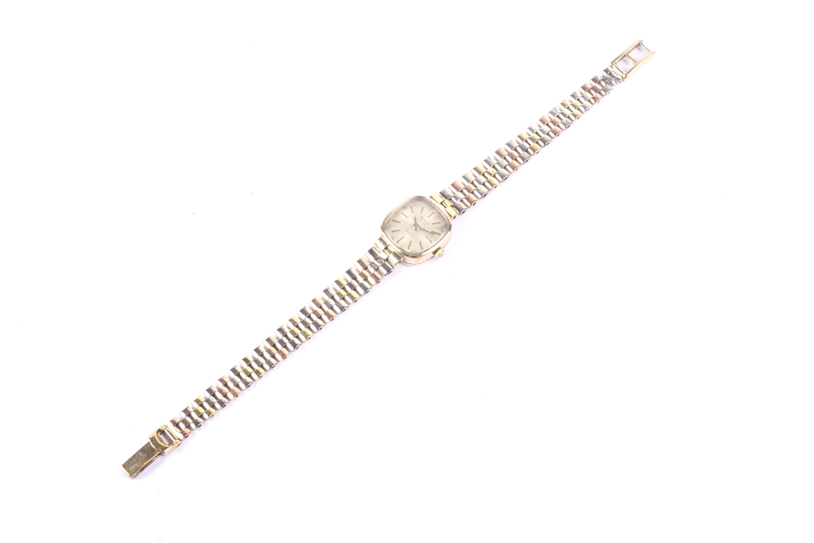 Marvin, Revue, a lady's 9ct gold cased quartz bracelet watch, circa 1983. - Image 3 of 5