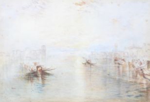 19th century follower of Joseph Mallord William Turner (1775-1851), watercolour. 'St.