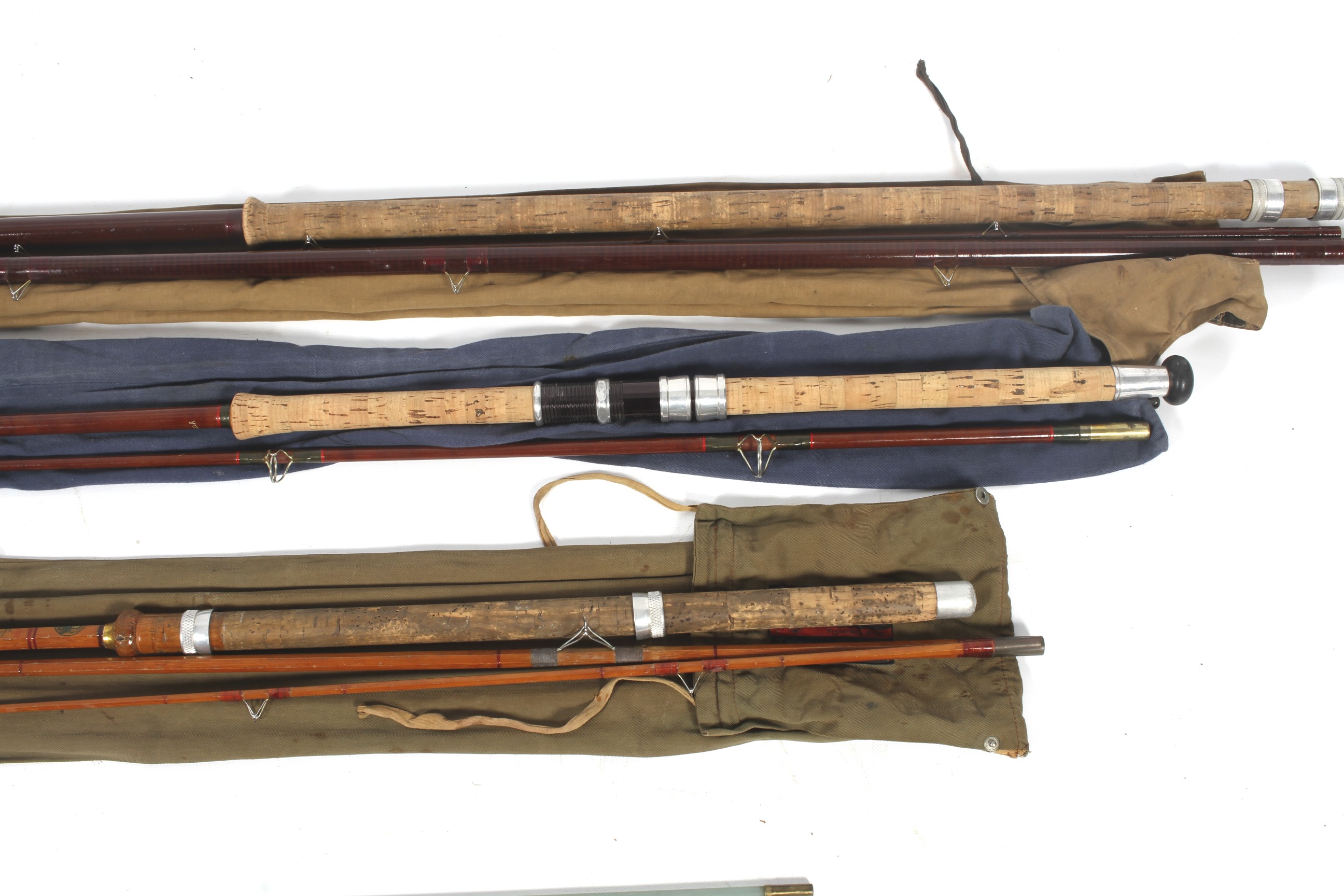 Three vintage coarse fishing rods. - Bild 2 aus 2