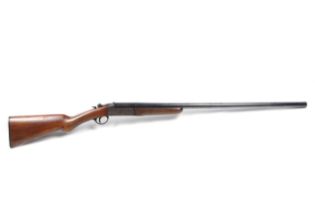 A Webley and Scott single barrel 12 gauge shotgun. S/N 35047, 29.