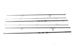Two 'Cypry' 3-piece carp rods. Measuring 13', 2.