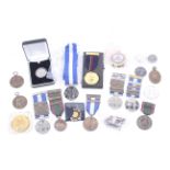 A collection of National Rifle Association medals.