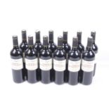 A case of twelve bottles of 2010 Chateau Milhau-Lacugue Saint. 75cl, 14.5% vol.