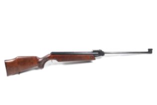 A Feinwerkbau break barrel air rifle. .22 calibre, requires trigger guard.